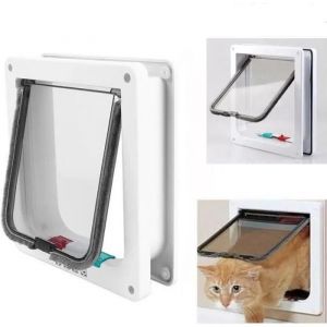 Chati&egrave;re Pour Chat Chien - Marque - Taille M - Magn&eacute;tique - Blanc - 4 Modes De Commutation - Neuf