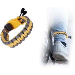 Kal-Serre Pantalon Velo, Brassard Securite Avec Bande Élastique Et Boucle, Serre Pantalon Velo Unisexe, Pour Vélo, Jogging, Randonnée - Neuf