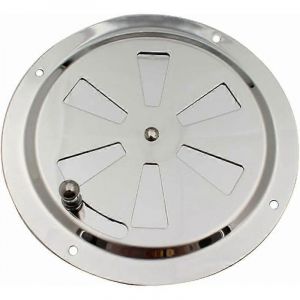 Grille de ventilation ronde,ouverture de ventilation réglable Ventilation en acier inoxydable Entrée et sortie d'air - Neuf