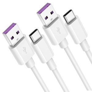 aLink C&acirc;ble TypeC-USB 5A [2pack 2 m] Charge Rapide Huawei Supercharge QC 3.0 40W Compatible avec Huawei P30 P30 Pro P20 P20 Pro Mate 20Pro Samsung Galaxy S8/S9/S10 Sony Xperia 1/10/10 Plus LG HTC - Neuf