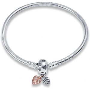 925 Argent Cha&icirc;ne Serpent Bracelet Pour Pandora Convient Pour Charms Europ&eacute;ens Bracelet Perles Cadeau Pour Les Femmes - Neuf