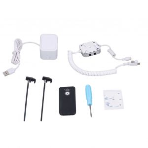 Support de securite antivol avec alarme de securite de 95 a 120 dB, fonction de charge, telecommande antiderapante pour magasin, centre commercial, prise de type C - Neuf