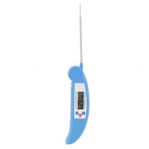 Hjlian Nouveau Thermometre De Cuisine Pliable Lcd Numerique Pour Barbecue, Sonde De Cuisson Des Aliments - Neuf