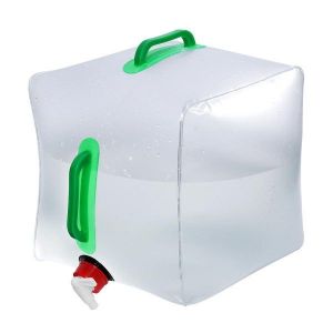 Réservoir D'eau Pliable Portable Winomo 20 L - Pvc Durable, Robinet De Distribution Facile, Idéal Pour Le Camping, Le Jardinage Et Les Voyages - Neuf
