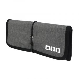 Organisateur de voyage électronique pour accessoires numériques, câbles de données, chargeur et disque dur, dimensions 24.5x11x2 cm, poids 0.12 kg - Neuf