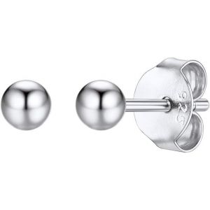 Kal-Boucles D'oreilles En Argent Sterling 925 Clous D'oreilles Coeur/Étoile/Lune/Cercle/Ronde Plaqué Platine/Or 18k/Or Rose Cadeau Saint Valentin Boucles D'oreilles Sets Femme Fille - Neuf