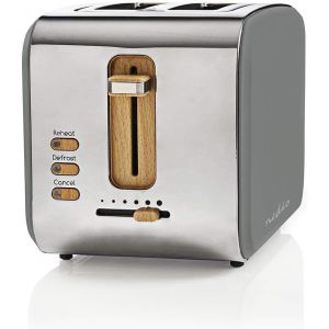 Chenquansarl-Kabt510egygrillepainsofttouchpour2tranchesdepaingrillbagelsoumuffinsavec6niveauxdebrunisfonctionsderchauffagededconglationetdannulationgris - Neuf