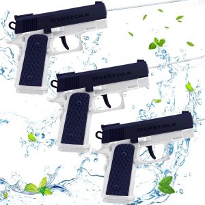 Lot De 3 Pistolets &Agrave; Eau Enfant, Pistolet &Agrave; Eau, Petit Pistolet A Eau, Pistolet &Agrave; Eau Longue Port&eacute;e, Longue Port&eacute;e De 10 Meter, Pour Piscine, Plages, Jardins, Gar&ccedil;ons Et Filles - Neuf