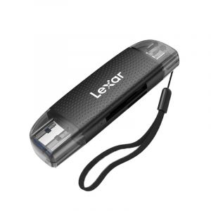 Lexar lecteur USB-A USB-C à double emplacement jusqu'à 205 mo/s lecteur de carte SD USB 3.2 et lecteur de carte Micro SD pour ordinateur et téléphone--Card Reader 310U - Neuf