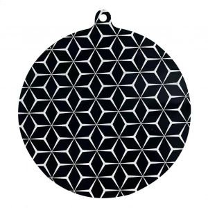 Protection Pour Plaque A Induction, Tapis En Silicone Antiderapant, Revetement Resistant A La Chaleur, Protection De Cuisine Decoupable, Protection Compacte Pour Plaque De Cuisson, 24,3 X 22 Cm - Neuf