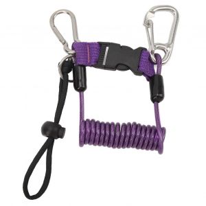 Plong&eacute;e Lani&egrave;re En Acier Inoxydable Crochet De La Corde De D&eacute;gagement Rapide Boucle Anti-Perdu De Ressorts Pour La Photographie Sous-Marine - Neuf