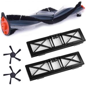 Kit De Rechange Compatible Avec Les Aspirateurs Robot Neato Robotics D7, D701, D750, D6, D650, D5, D4, D402, D450, D3, D301, D304 Avec 1 Brosse Combinée, 2 Filtres Ultra Performant[SSE7114196] - Neuf