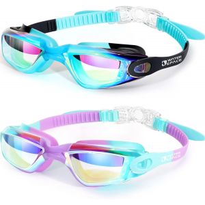 Letnerny-Lot De 2 Lunettes De Natation Pour Enfants De 6 À 14 Ans, Pour Enfants De 3 À 6 Ans, Tout-Petits, Adolescents, Filles, Garçons - Neuf