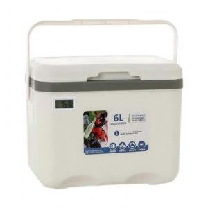 Glaciere Isotherme Portable 6l, Petite Glaciere Portable Blanche Ideale Pour Les Pique-Niques, Les Barbecues, Les Sorties En Bateau Ou A La Plage. - Neuf