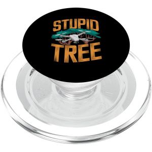 Sjzg-Humour Stupid Tree Drone Enthusiast Popsockets Popgrip Pour Magsafe - Neuf