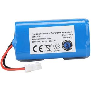 Batterie Aspirateur Batterie Lithium-Ion 14.8V 2800Mah Remplacement Pour Aspirateur Robot Pour A4S A6 V7[SSE7116130] - Neuf