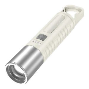 Lampe de poche zoomable polyvalente avec boucle LED lampe de poche étanche Équipement de camping pour camper - Neuf