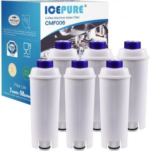 Filtre &Agrave; Eau Pour Machine &Agrave; Caf&eacute; Compatible Avec De'Longhi Dlsc002, Ser3017 & 5513292811, Compatible Avec De Longhi, Ecam, Esam, Etam, Bco, S&eacute;rie Ec, 6 Pi&egrave;ces[FIL9260968] - Neuf