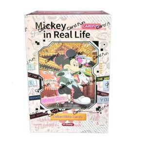 Disney Mickey In Real Life - Boîte De 10 Boosters De 4 Cartes (Card Fun) - Neuf