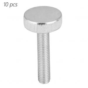 10pcs M8 Zinc Acier au carbone Boulons à tête moletée plats Vis à oreilles (M8 * 40) - Neuf