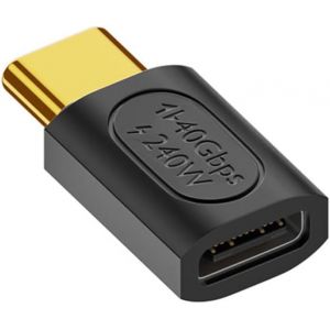 KALANKA-Adaptateur vidéo USB 4 type C mâle vers femelle 240 W Puissance 40 Gbit/s Données 8K pour téléphone portable NS - Neuf