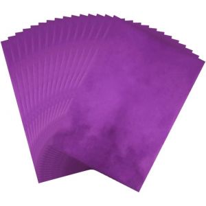 Lot De 50 Feuilles De Papier Aluminium R&eacute;actif Pour Loisirs Cr&eacute;atifs,Papier Holographique,Transfert Thermique,Papier Pour Scrapbooking,Estampage,Papier Cartonn&eacute;,Transfert Thermique,Accessoires - Neuf