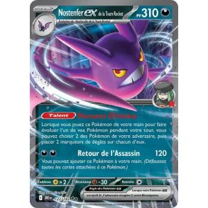 Carte Pokémon - Nostenfer Ex De La Team Rocket - 122/182 - Ultra-Rare - Ev10 Rivalités Destinées - Neuf