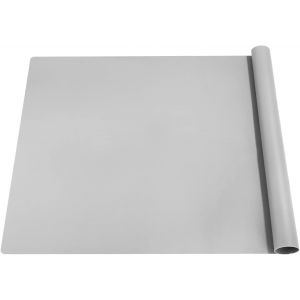 Tapis Silicone 70x50 Cm, Tapis Silicone Resine Epoxy, Antiadh&eacute;sif Tapis En Silicone Pour Resine Epoxy, R&eacute;sistant &Agrave; La Chaleur Antid&eacute;rapant Tapis De Table Pour Fabrication De Moulage &Eacute;poxy(Gris) - Neuf