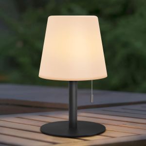 Wireless Table Lamp 8 Colours Warm White Dimmable Outdoor Table Lamp Rechargeable Ip54 Waterproof Ideal Decoration For Your Home And Garden Dining Table (Black) - Neuf