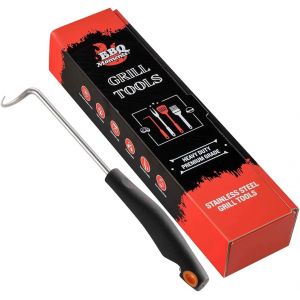 PATB-Pigtail Alimentaire Flipper, Crochet à Viande en Acier Inoxydable Flipper - Outil de Barbecue Steak Flipper Crochet - Neuf