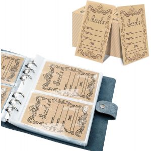 Nouvelhorizonstore-Lot De 100 Enveloppes Refermables Et Auto-Adh&eacute;sives Pour &Eacute;conomiser Les Semences, Sacs De Semences De Jardin, Enveloppes De Stockage De Graines Pour L&eacute;gumes, Livre De Collection De - Neuf