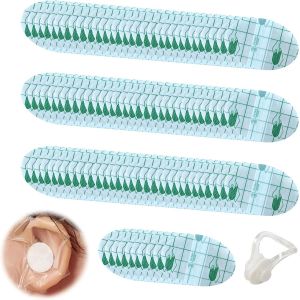 Kalanka-Protection Oreille Piscine Enfant,Autocollants Oreilles Étanches,Cache Oreille Piscine Enfant,Cache-Oreilles Transparents Jetables,Protege Oreille Autocollant Pour La Natation, La Douche,Surf - Neuf