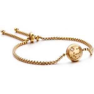 Eryi-Bracelet Zodiaque Doré Charm Bracelet Constellation Réglable - Neuf