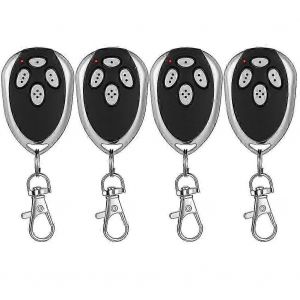 4 pcs 4 canaux Télécommande d'ouvre-porte compatible pour Aleko LM123 433.92mhz Télécommande de porte de garage - Neuf
