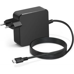 KALANKA-65W USB C Chargeur pour Ordinateur Portable,Chargeur de Type C pour ASUS Zenbook,Lenovo ThinkPad Yoga,HP Chromebook,MacBook Pro/Air,Acer Chromebook,Google,Samsung,avec Câble D'alimentation 1. - Neuf