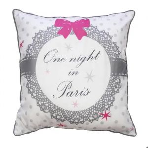 Coussin D&eacute;coratif One Night In Paris 40 X 40 Cm - Neuf