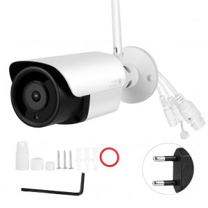 Camera de surveillance sans fil HD 1080p, IR, WIFI, IP66, bidirectionnelle, compatible Onvif 100-240V, prise EU - Neuf
