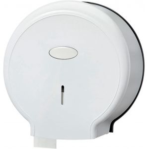 Distributeur De Papier Toilette Commercial, Distributeur De Rouleau De Papier Toilette Mural Distributeur De Papier Hygiénique À Rouleau Unique Distributeur De Papier Hygiénique(Blanc) - Neuf