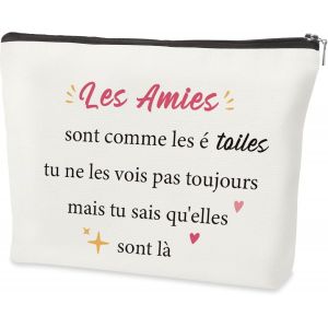 Maa-Cadeau Meilleure Amie Femme,Anniversaire Idée Original Utile Amitié Noel Saint Valentin Remerciement Pâques Mariage Action De Grâce Personnalisé Cadeau Pour Amie Femmes Copine Trousse De Maquilla - Neuf