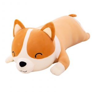 24 Pouces Corgi Dog Giant Peluche Big Toy Peluche Oreiller Animal En Peluche Pour Enfants Cadeau - Neuf
