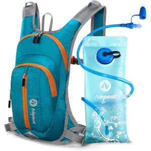 Subzonal-Sac &Agrave; Dos D'hydratation, 8 L, Sac &Agrave; Dos De V&eacute;lo Et De Ski, Avec Poche D'hydratation De 2 L, Id&eacute;al Pour Le Vtt, La Course Et Le Ski, Tour De Poitrine Et De Taille R&eacute;glables Avec Sifflet De - Neuf