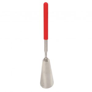 Chausse-Pied Retractable En Acier Inoxydable A Long Manche Pour Femmes Agees, Enceintes Et Paresseuses, Rouge - Neuf
