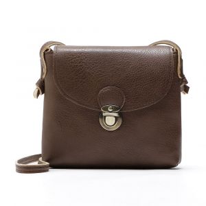 Petit sac bandoulière antivol pour femme, sac à main pour femme, sac bandoulière rétro pour téléphone portable, couleur café - Neuf