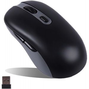 CHECARZHN--NO1-Souris Sans Fil, Silencieuse, Sans Fil, Bluetooth, Trimode Avec 6 Boutons, Design Ergonomique Sans Fil, 800-1200-1600 Dpi Réglable, Pour Tablette, Pc, Ordinateur Portable, Ordinateur Portabl - Neuf