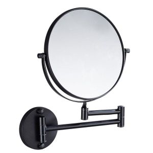 Miroir De Salle De Bain Rétractable Miroir De Maquillage Pliable - Noir, 1 Quantité - Neuf