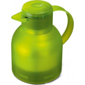 Sjzg-505763 Samba Pichet Isotherme, Fermeture Quick Tip, 1 Litre, 100% Herm&eacute;tique, Tanslucide, Vert - Neuf