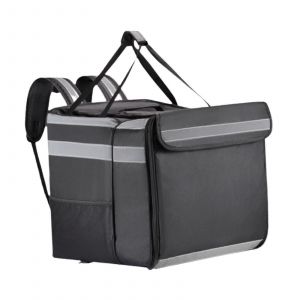 Sac &agrave; dos isotherme &agrave; 2 couches extensible pour la livraison de pizzas et le transport de plats chauds - Neuf