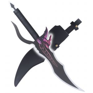 Solo Leveling Dague Sung Jinwoo Epee Poignard en Bois Couteau Cosplay Decoration - Lame en Bois D&eacute;coration - Neuf