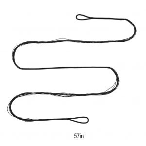 Durable Noir Recurve Bow String Sports De Plein Air Longbow Archery Tackle(57) - Neuf