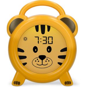 BC100TIGER - R&eacute;veil &eacute;ducatif pour Enfant - Appareil de Sommeil pour Enfants - Apprendre &agrave; Dormir et &agrave; se r&eacute;veiller avec r&eacute;veil LED pour Enfants - Jaune - Neuf